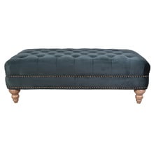 Manus Velvet Ottoman